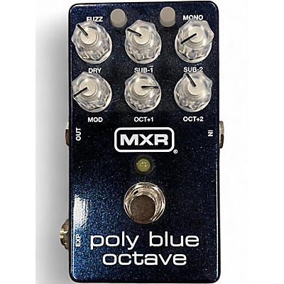 Used MXR POLY BLUE OCTAVE Effect Pedal