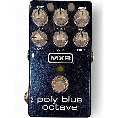 Used MXR POLY BLUE OCTAVE Effect Pedal