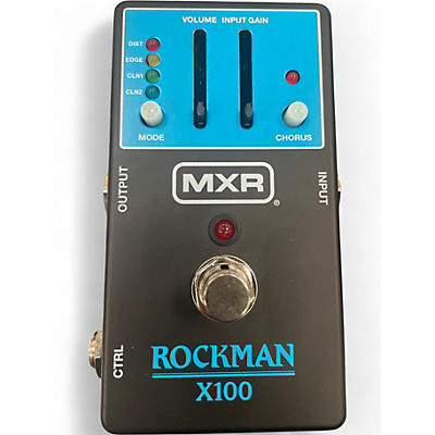 Used MXR ROCKMAN X100 ANALOG TONE PROCESSOR Effect Pedal