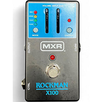 Used MXR ROCKMAN X100 Effect Pedal