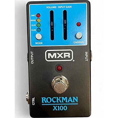 Used MXR ROCKMAN X100 Effect Processor