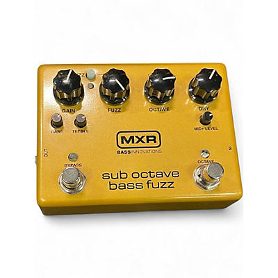 Used MXR SUB OCTAVE BASS FUZZ Bass Effect Pedal