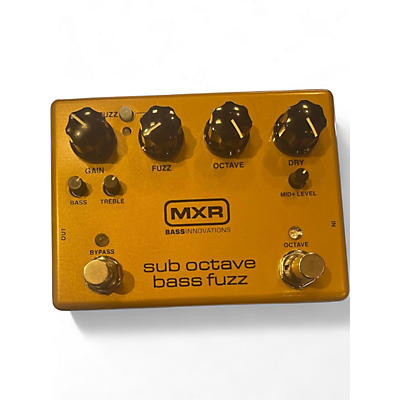 Used MXR SUB OCTAVE BASS FUZZ Effect Pedal