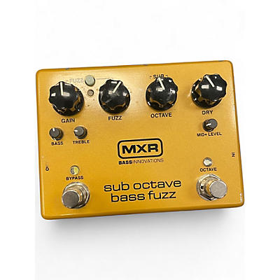 Used MXR SUB OCTAVE FUZZ Bass Effect Pedal