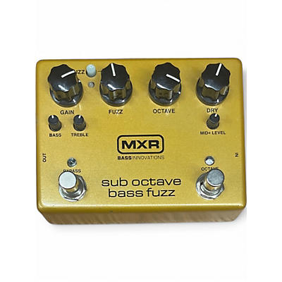 Used MXR Sub Octave Bass Fuzz Bass Effect Pedal