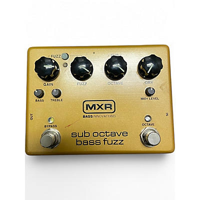 Used MXR Sub Octave Bass Fuzz Effect Pedal Package