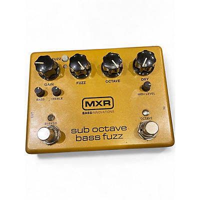 Used MXR Sub Octave Bass Fuzz Effect Pedal