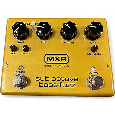 Used MXR Sub Octave Bass Fuzz Effect Pedal