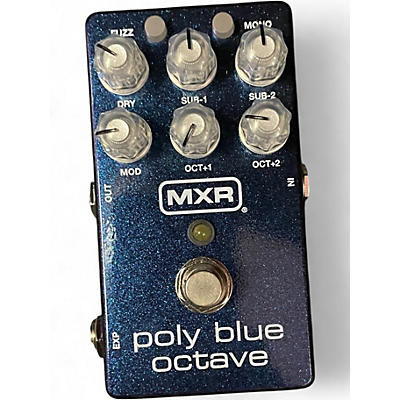 Used MXR poly blue octave Effect Pedal