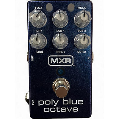 Used MXR poly blue octave Effect Pedal