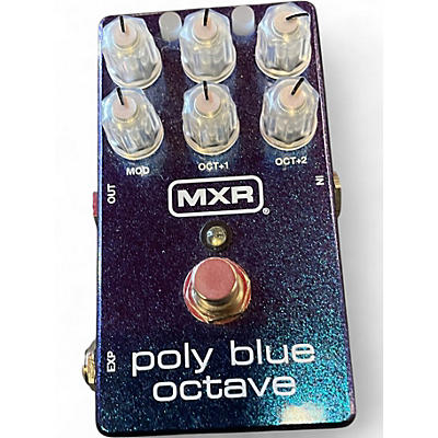 Used MXR poly blue octave Effect Pedal