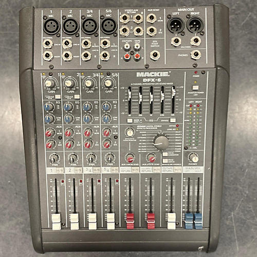 Mackie Used Mackie DFX6 Unpowered Mixer