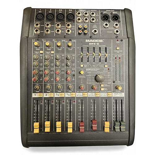 Used Mackie DFX6 Unpowered Mixer