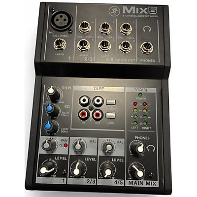 Used Mackie MIX 5 5-CHANNEL COMPACTMIXER  Unpowered Mixer