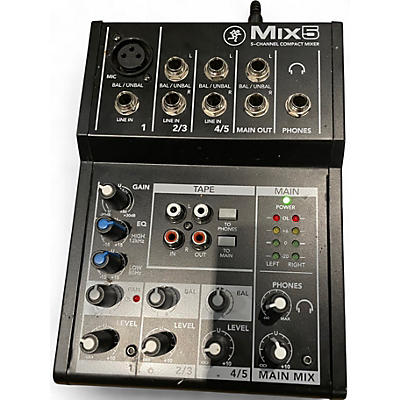 Used Mackie MIX 5 Unpowered Mixer