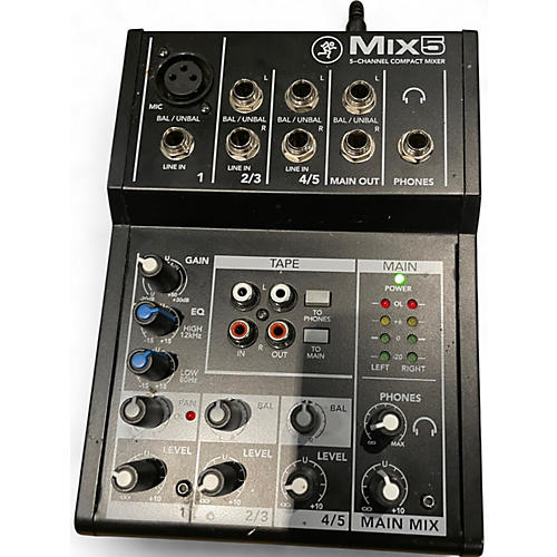 Used Mackie MIX 5 Unpowered Mixer
