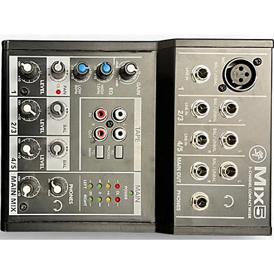 Used Mackie MIX 5 Unpowered Mixer