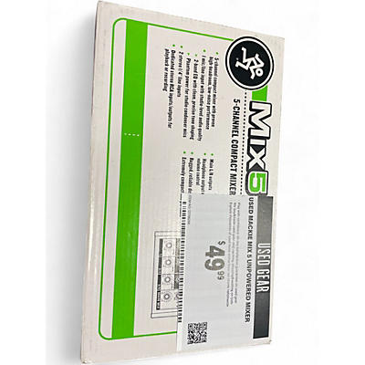 Used Mackie MIX 5 Unpowered Mixer