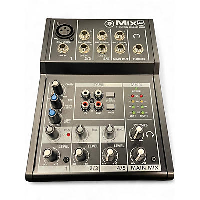 Used Mackie MIX 5 Unpowered Mixer