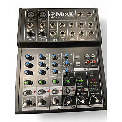 Used Mackie MIX 8 Powered Mixer