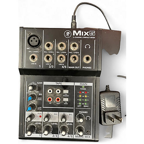 Used Mackie MIX5 COMPACT MIXER Unpowered Mixer