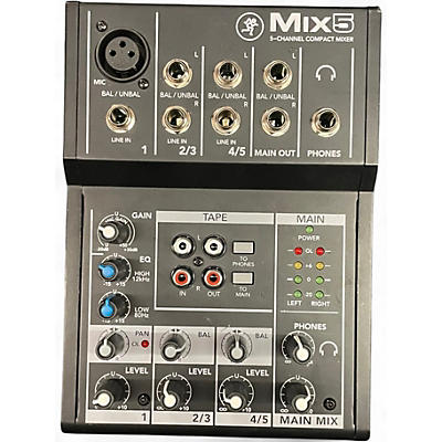 Used Mackie MIX5 Unpowered Mixer