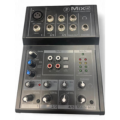 Used Mackie MIX5 Unpowered Mixer