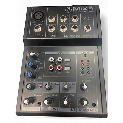 Used Mackie MIX5 Unpowered Mixer