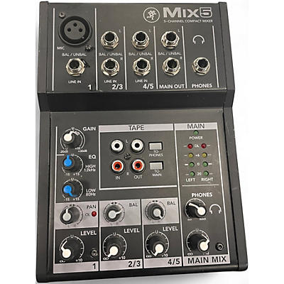 Used Mackie MIX5 Unpowered Mixer