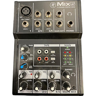 Used Mackie MIX5 Unpowered Mixer