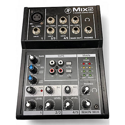 Used Mackie MIX5 Unpowered Mixer