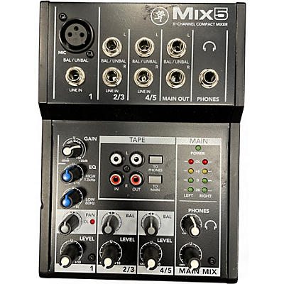 Used Mackie MIX5 Unpowered Mixer