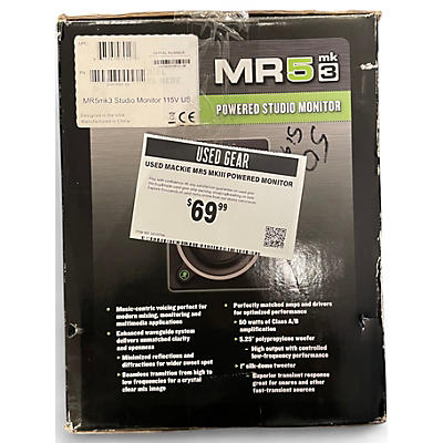 Used Mackie MR5 MKII Powered Monitor