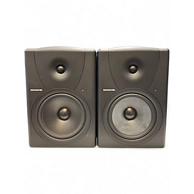 Used Mackie MR8 Pair Powered Monitor