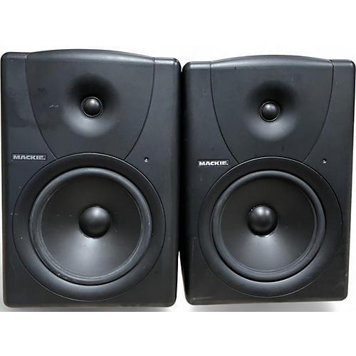 Used Mackie MR8 Pair Powered Monitor