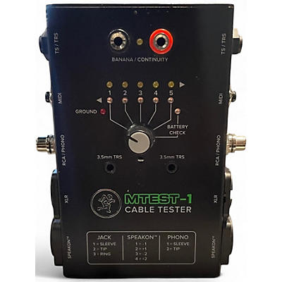 Used Mackie MT-1 CABLE TESTER