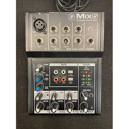 Mackie Used Mackie Mix 5 Unpowered Mixer