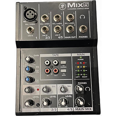 Used Mackie Mix 5  Unpowered Mixer