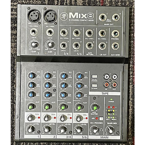 Mackie Used Mackie Mix 8 Unpowered Mixer