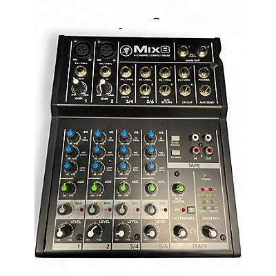 Used Mackie Mix 8 Unpowered Mixer