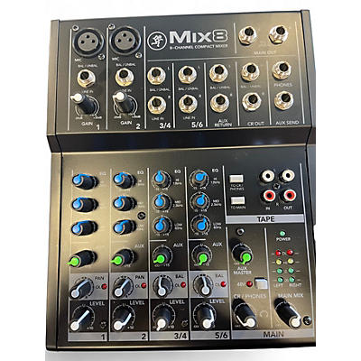 Used Mackie Mix 8 Unpowered Mixer