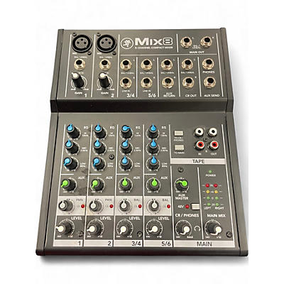 Used Mackie Mix 8 Unpowered Mixer