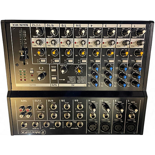 Used Mackie Mix12FX 12-Channel Compact Mixer With Effects Unpowered Mixer