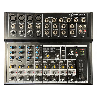 Used Mackie Mix12FX 12-Channel Compact Mixer With Effects Unpowered Mixer