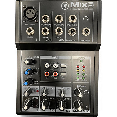 Used Mackie Mix5 Powered Mixer