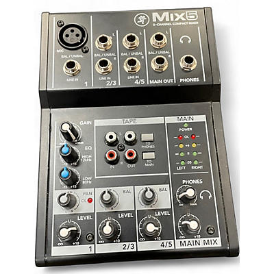 Used Mackie Mix5 Powered Mixer