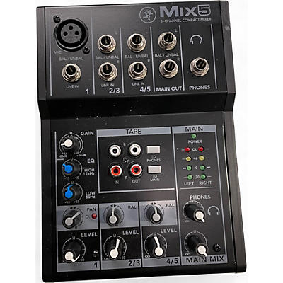 Used Mackie Mix5 Unpowered Mixer