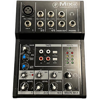 Used Mackie Mix5 Unpowered Mixer