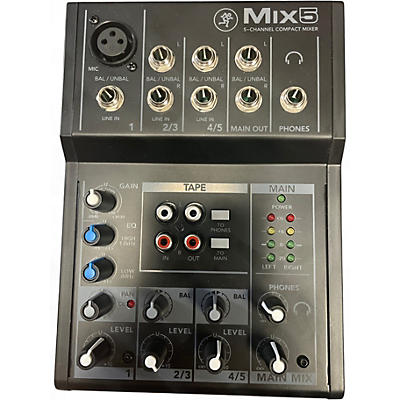 Used Mackie Mix5 Unpowered Mixer