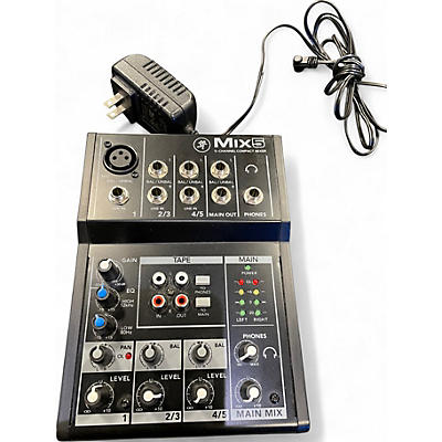 Used Mackie Mix5 Unpowered Mixer